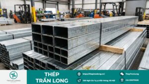 Thép cuộn mạ kẽm tại kho Đông Anh Thép Trần Long