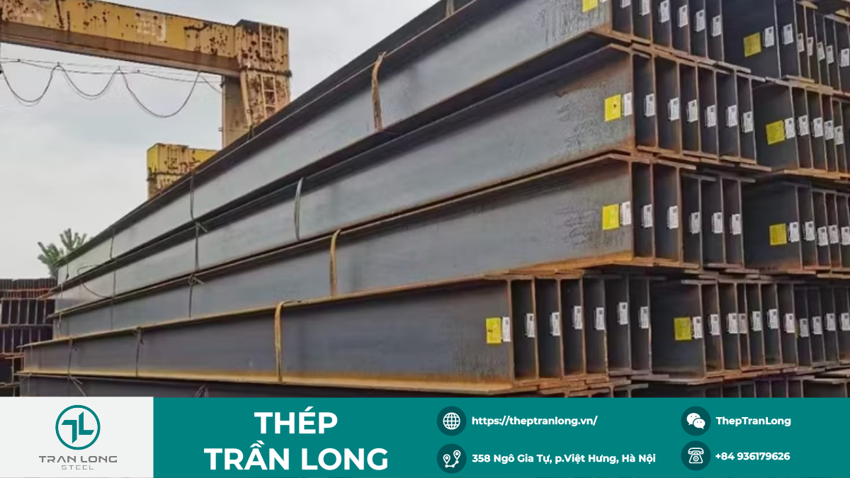 Thép hình H 400 x 180 x 8.6 x 13.5 2 thep hinh H 360 x 170 x 8 x 12.7