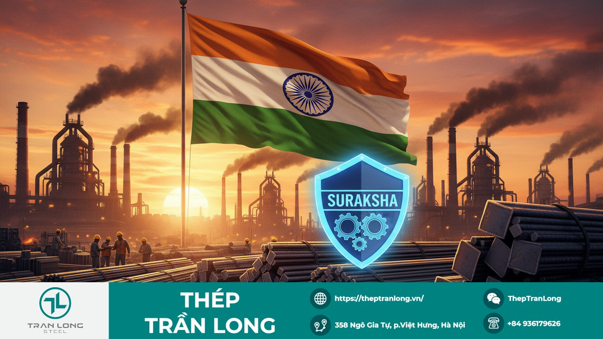 Ấn Độ tái áp thuế nhập khẩu thép để bảo vệ ngành công nghiệp nội địa