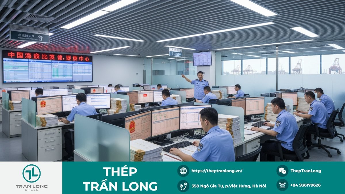 Quy trình cấp phép xuất khẩu thép tại cơ quan hải quan Trung Quốc