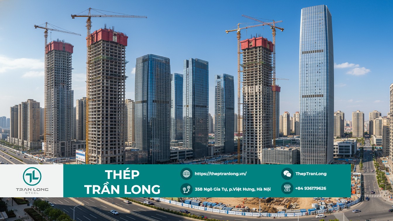 Dự án bất động sản và cải tạo đô thị tại Trung Quốc hỗ trợ nhu cầu thép