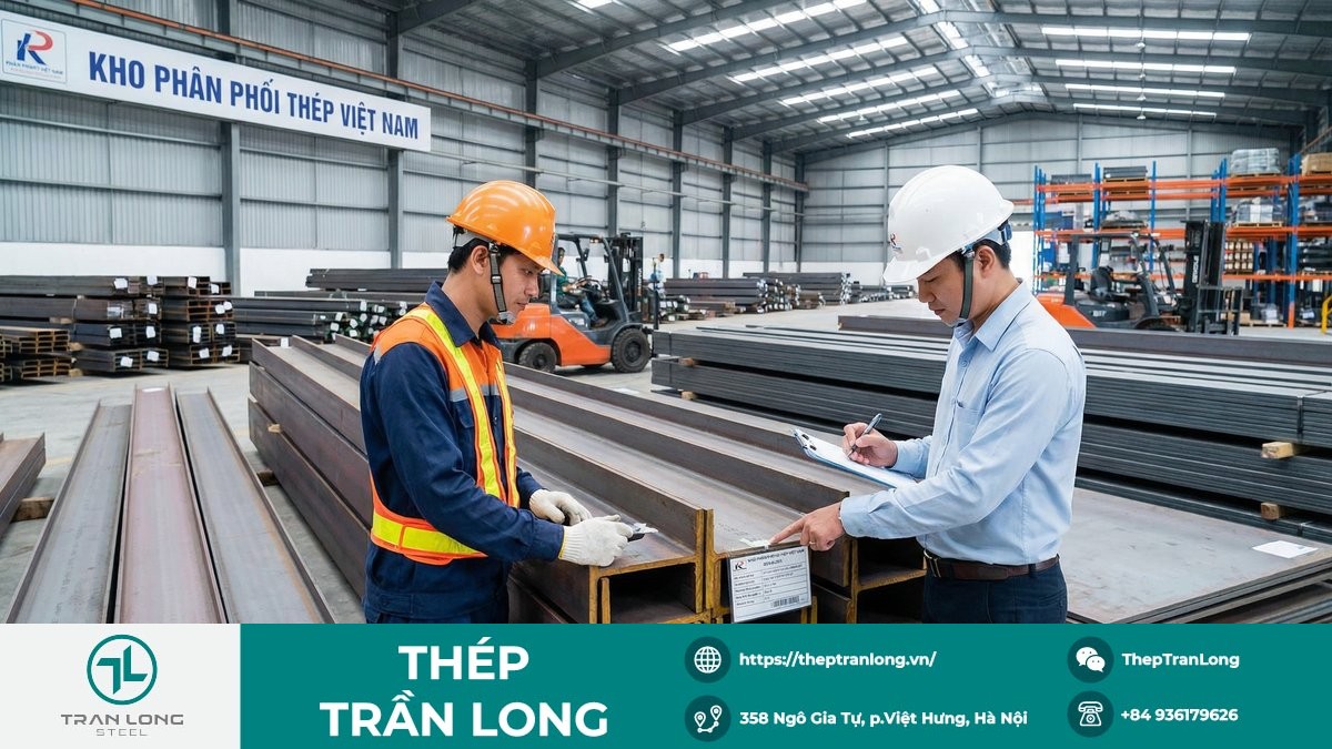 Chuỗi cung ứng thép chú trọng tồn kho và tư vấn kỹ thuật Doanh nghiệp phân phối thép kiểm tra hàng hóa và tư vấn kỹ thuật cho công trình
