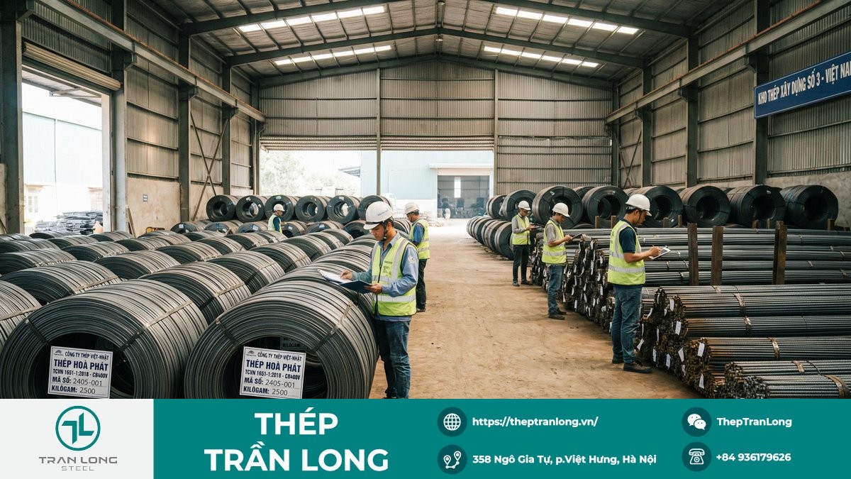 Thép xây dựng trong nước bình ổn, nhiều thương hiệu giữ giá