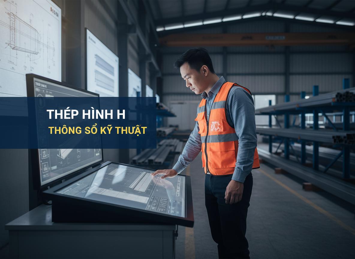 Ứng dụng cốt lõi của thép hình H trong xây dựng công nghiệp và dân dụng