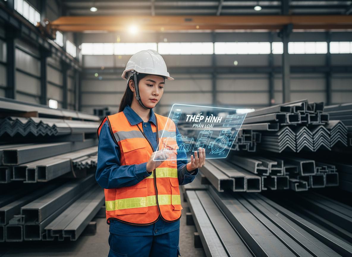 Thép hình là gì? Từ A-Z về phân loại, ứng dụng & tiêu chí lựa chọn 3 Phân loại các loại thép hình phổ biến và ứng dụng đặc thù