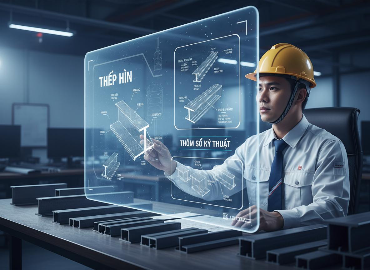 Thép hình là gì? Từ A-Z về phân loại, ứng dụng & tiêu chí lựa chọn 4 Các thông số kỹ thuật và tiêu chuẩn thép hình bắt buộc phải biết