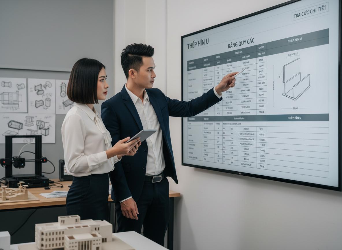 Ứng dụng của thép hình U trong xây dựng và công nghiệp