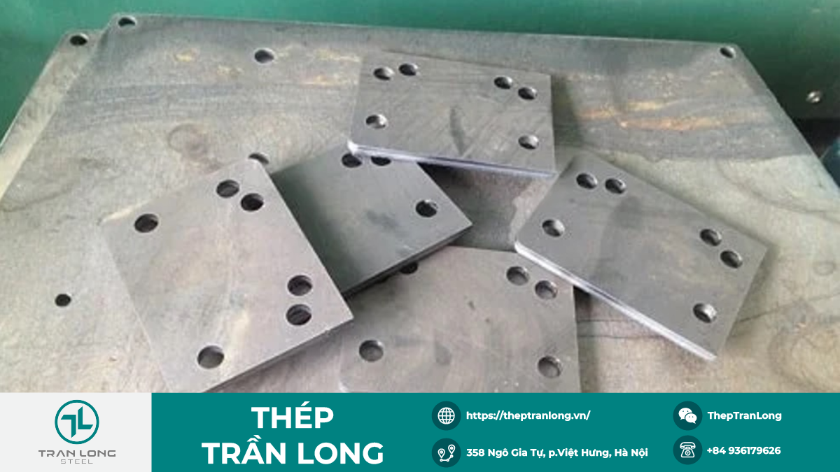 Bản mã thép là gì? Phân loại và ứng dụng trong xây dựng công trình 2 Bản mã thép chi tiết then chốt quyết định sự an toàn và độ bền của kết cấu thép
