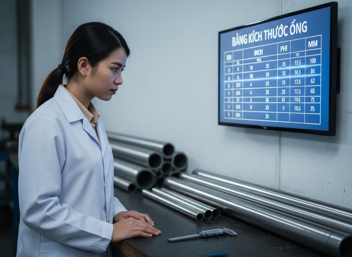 Bảng Quy Đổi Kích Thước Các Loại Ống Nhựa Phổ Biến (PVC, HDPE)