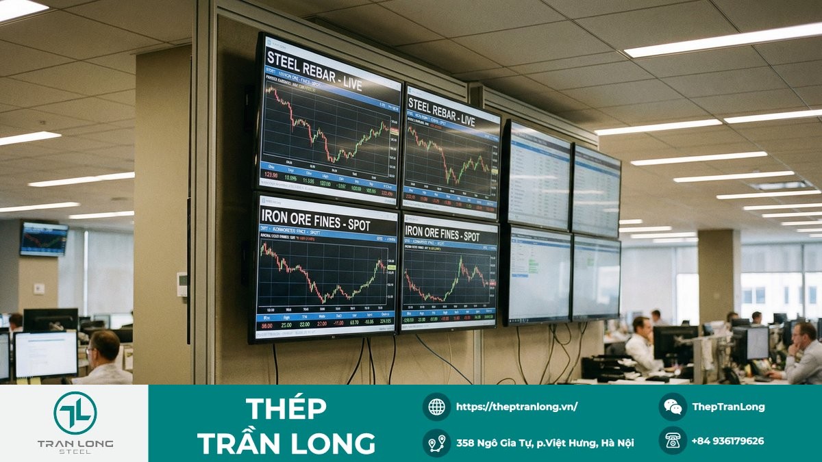 Bảng giá thép và quặng sắt đầu phiên 2/2/2026