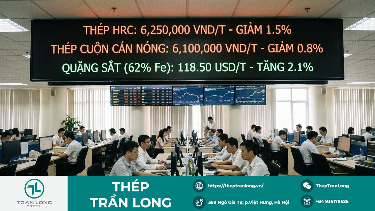 Giá thép và quặng sắt kỳ hạn trên các sàn giao dịch Bảng giá thép và quặng sắt kỳ hạn giảm nhẹ trên sàn giao dịch