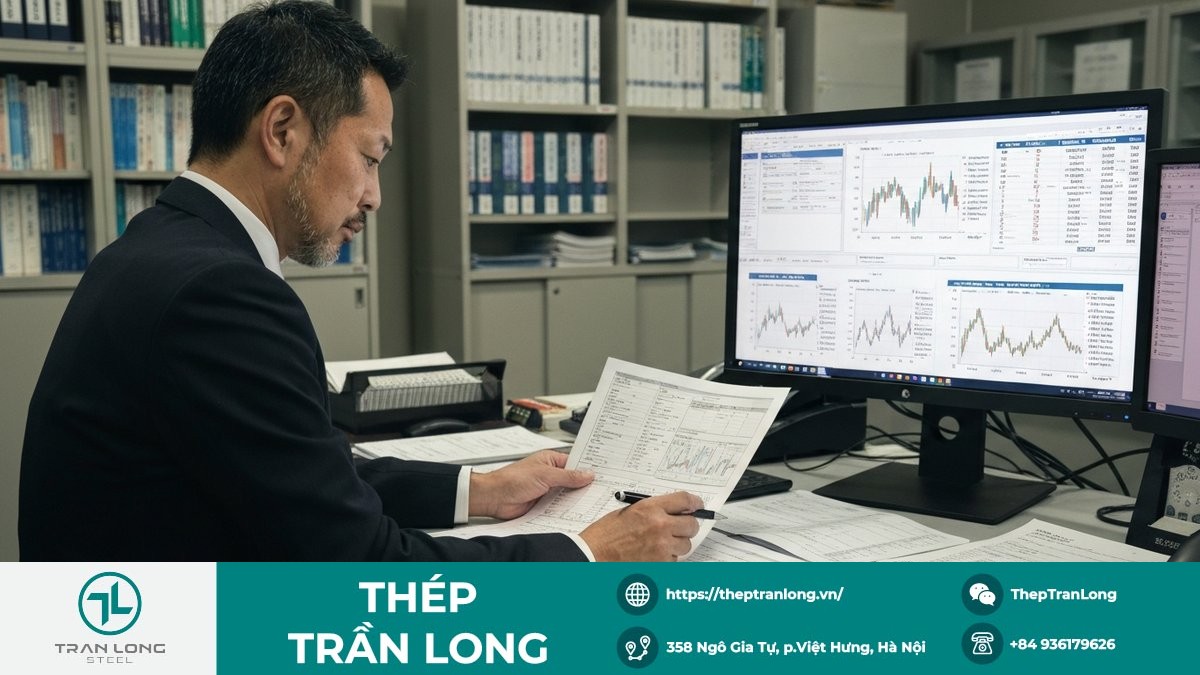 Nippon Steel và nhận định về dư cung thép châu Á Lãnh đạo doanh nghiệp thép Nhật Bản theo dõi dữ liệu thị trường trong bối cảnh dư cung châu Á