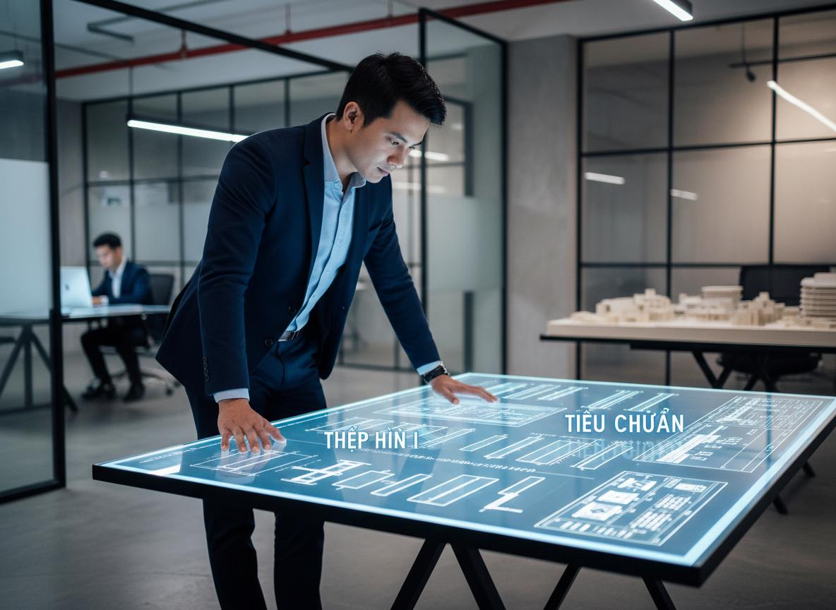 Bảng tra quy cách và trọng lượng thép hình I cập nhật