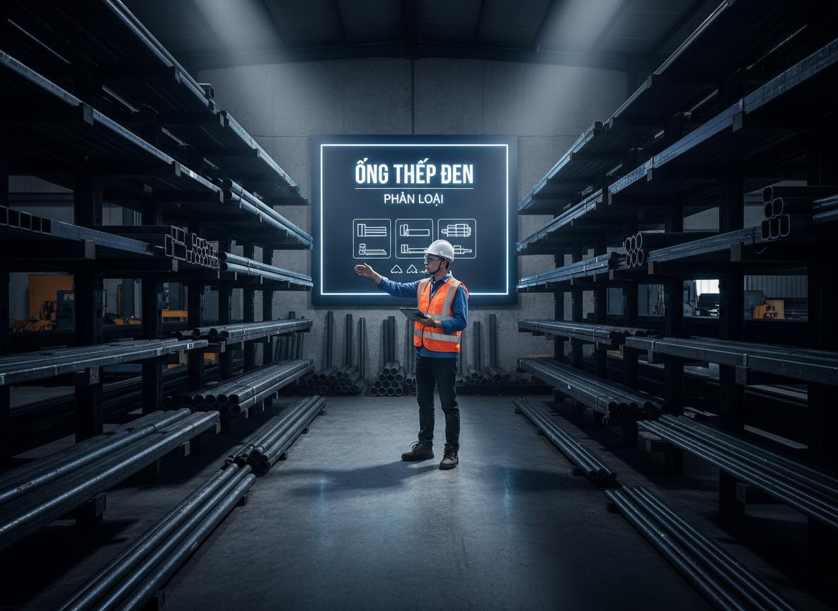 Phân loại ống thép đen phổ biến trên thị trường