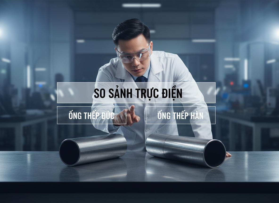 Ống thép đúc là gì? Hướng dẫn chọn tối ưu chất lượng, chi phí. 3 Phân biệt ống thép đúc và ống thép hàn: So sánh trực diện