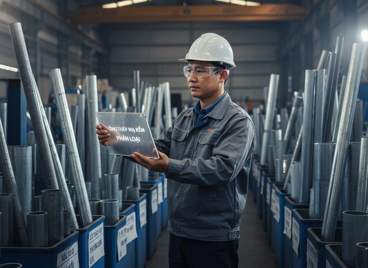 Phân loại các loại ống thép mạ kẽm phổ biến và cách nhận biết