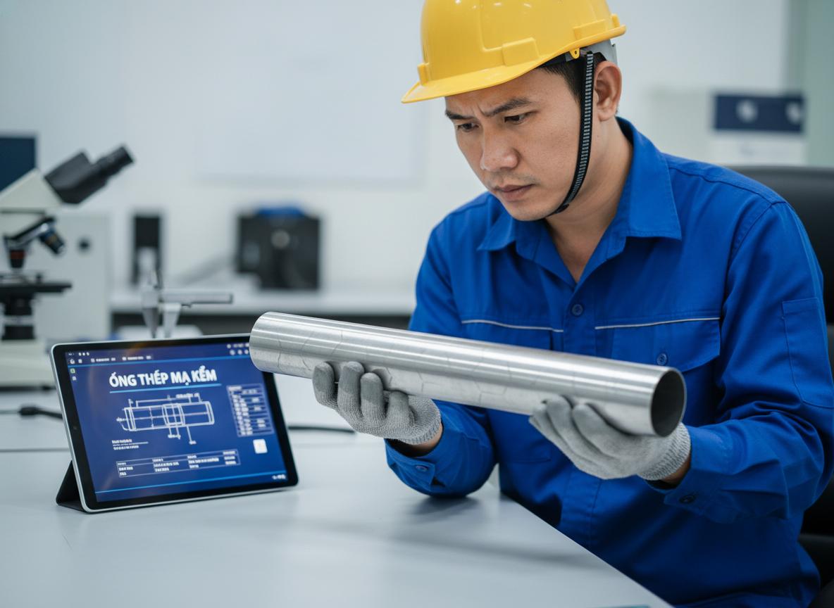 Các tiêu chuẩn kỹ thuật ống thép mạ kẽm quan trọng cần nắm rõ