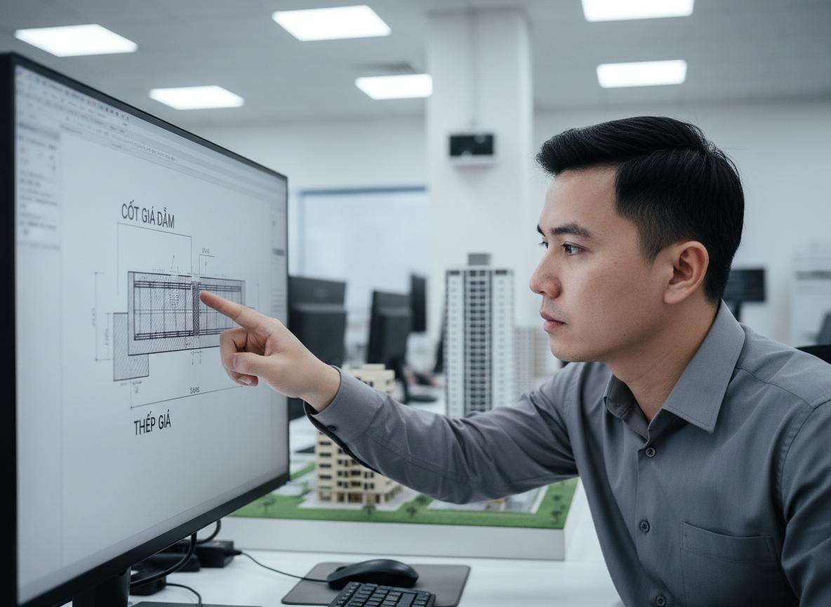 Thép giá là gì? Nguyên tắc & cách bố trí cốt giá dầm chuẩn kỹ thuật 3 Vai trò cốt lõi của cốt giá trong kết cấu dầm bê tông cốt thép