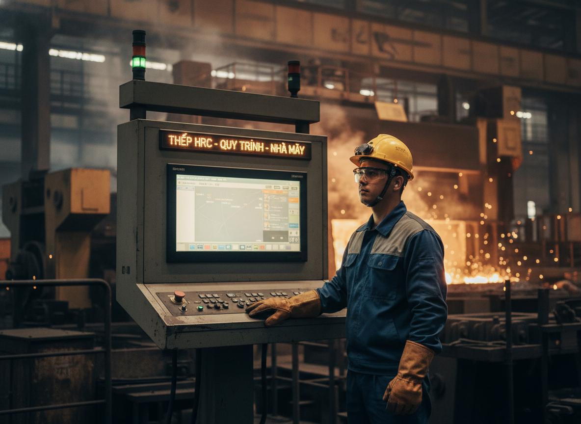 Quy trình sản xuất thép HRC tiêu chuẩn tại nhà máy