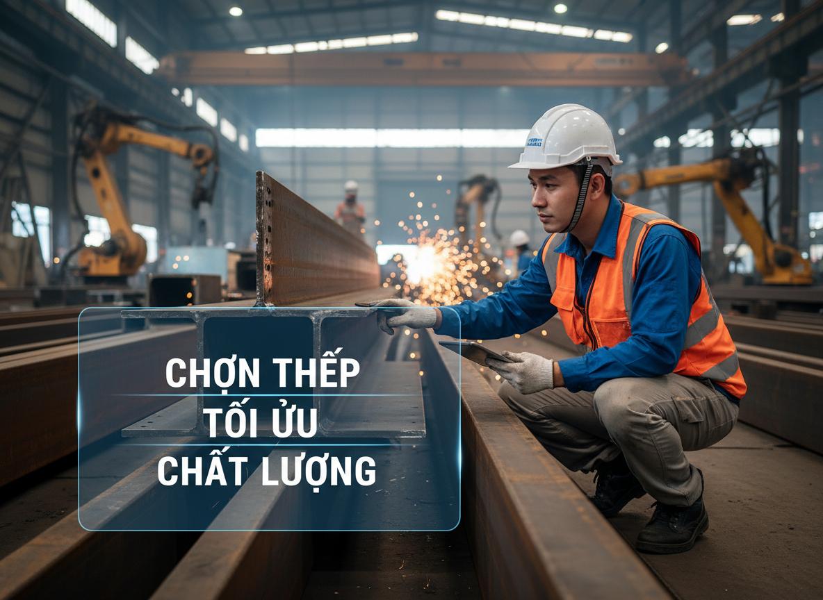 chọn thép cho kết cấu thép
