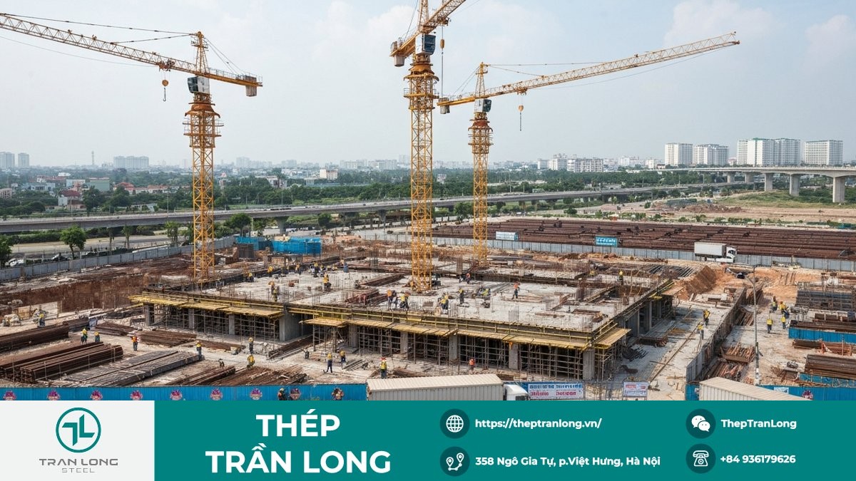 Nhu cầu thép trong nước và các công trình tại Việt Nam