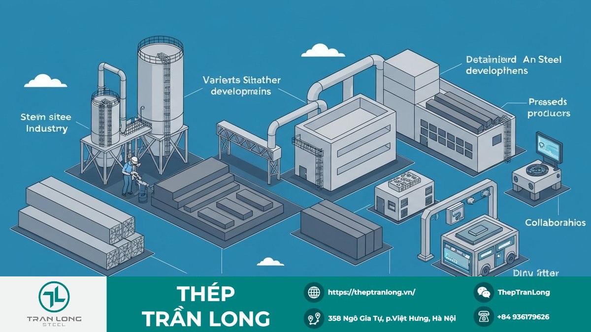 Doanh nghiệp thép ứng dụng công nghệ, đa dạng sản phẩm và tối ưu chuỗi cung ứng