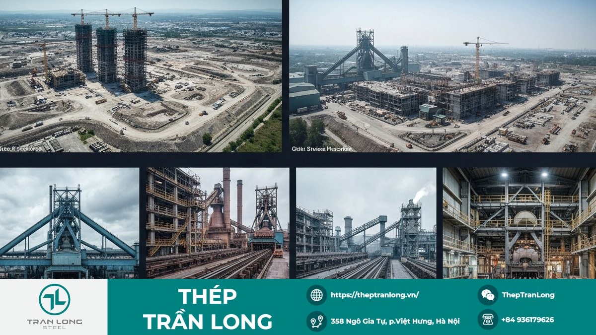 Thép Trần Long – Sản lượng thép toàn cầu Q1 2024 Sản lượng thép thô toàn cầu và xu hướng nhu cầu ngành xây dựng