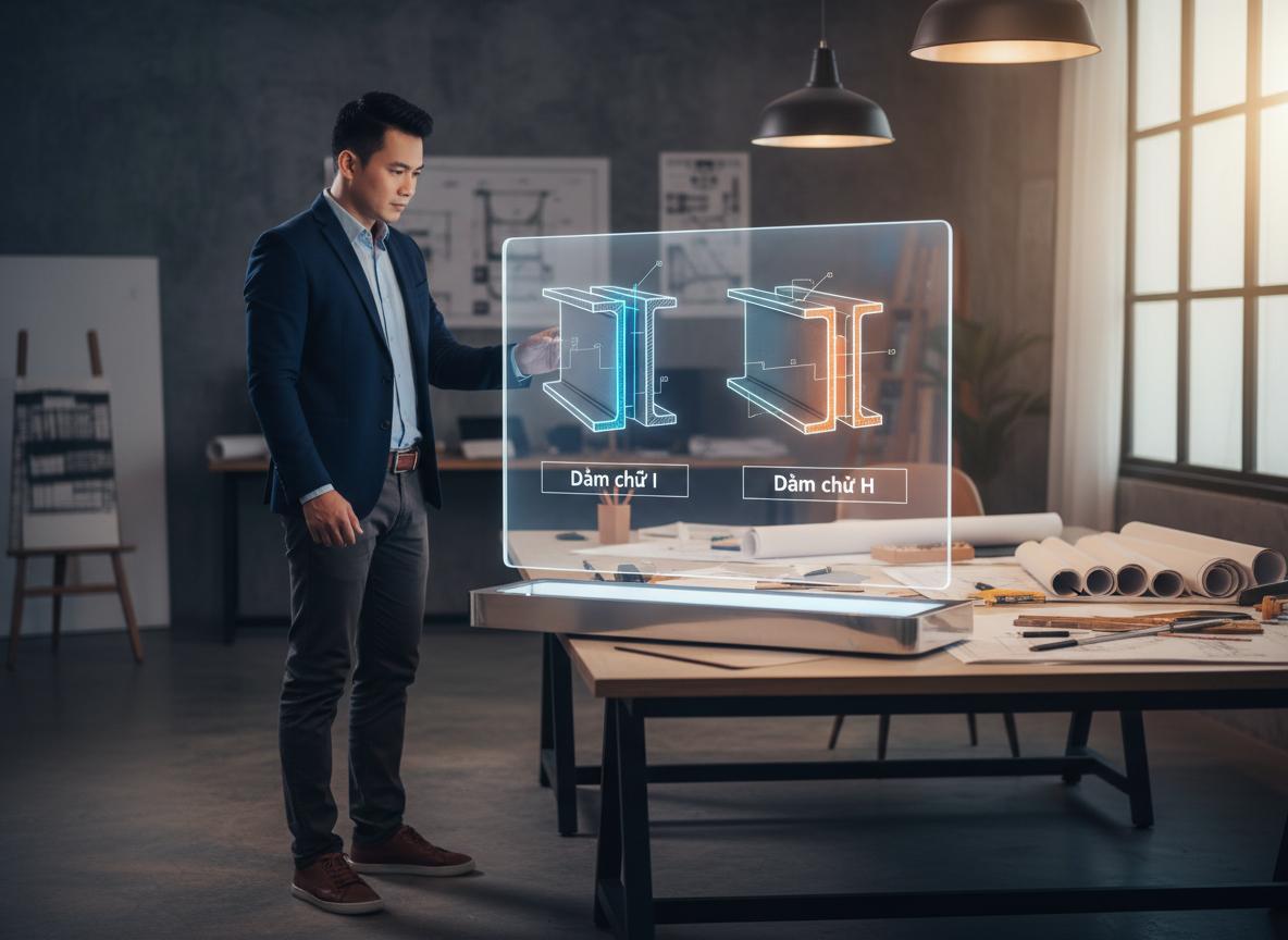 Thông số kỹ thuật quan trọng và bảng tra quy cách dầm chữ I