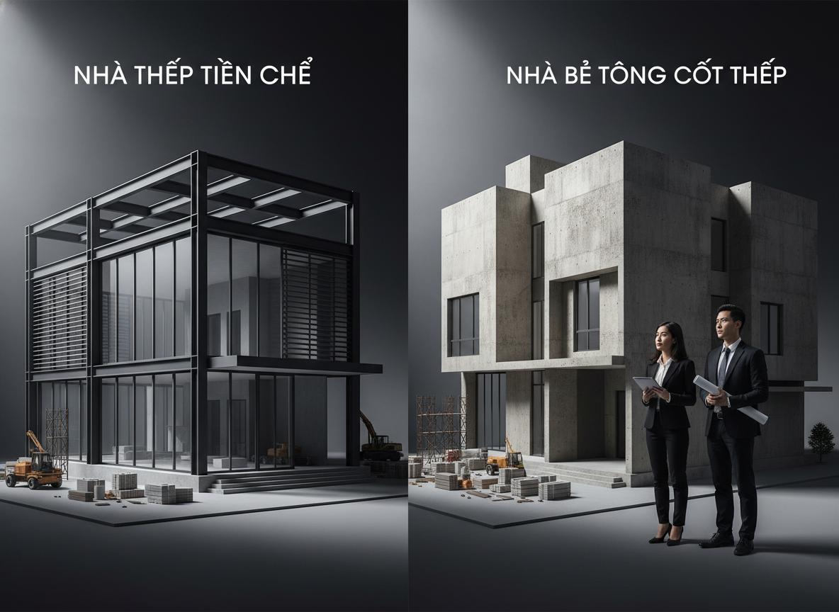 Các ứng dụng phổ biến của nhà thép tiền chế trong công nghiệp và dân dụng