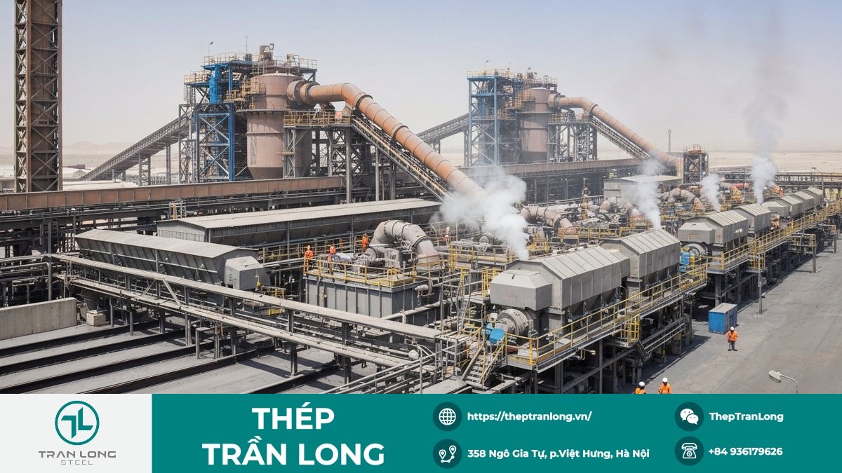 Sản xuất thép DRI tại Trung Đông