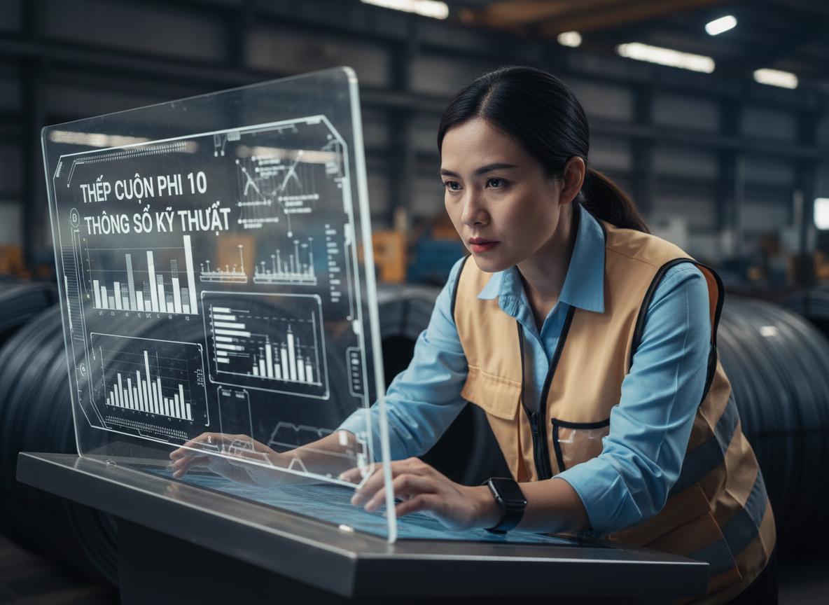 Bảng tra thông số kỹ thuật chi tiết của thép cuộn phi 10