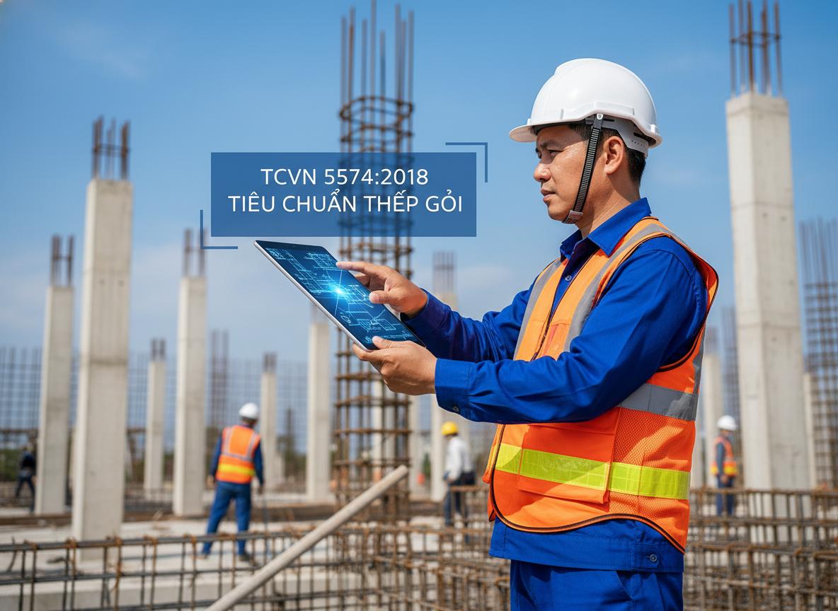 Thép Gối Là Gì? Phân Loại, Ứng Dụng & Tiêu Chuẩn Kỹ Thuật 4 Các tiêu chuẩn kỹ thuật quan trọng khi thi công thép gối (Theo TCVN 5574:2018)