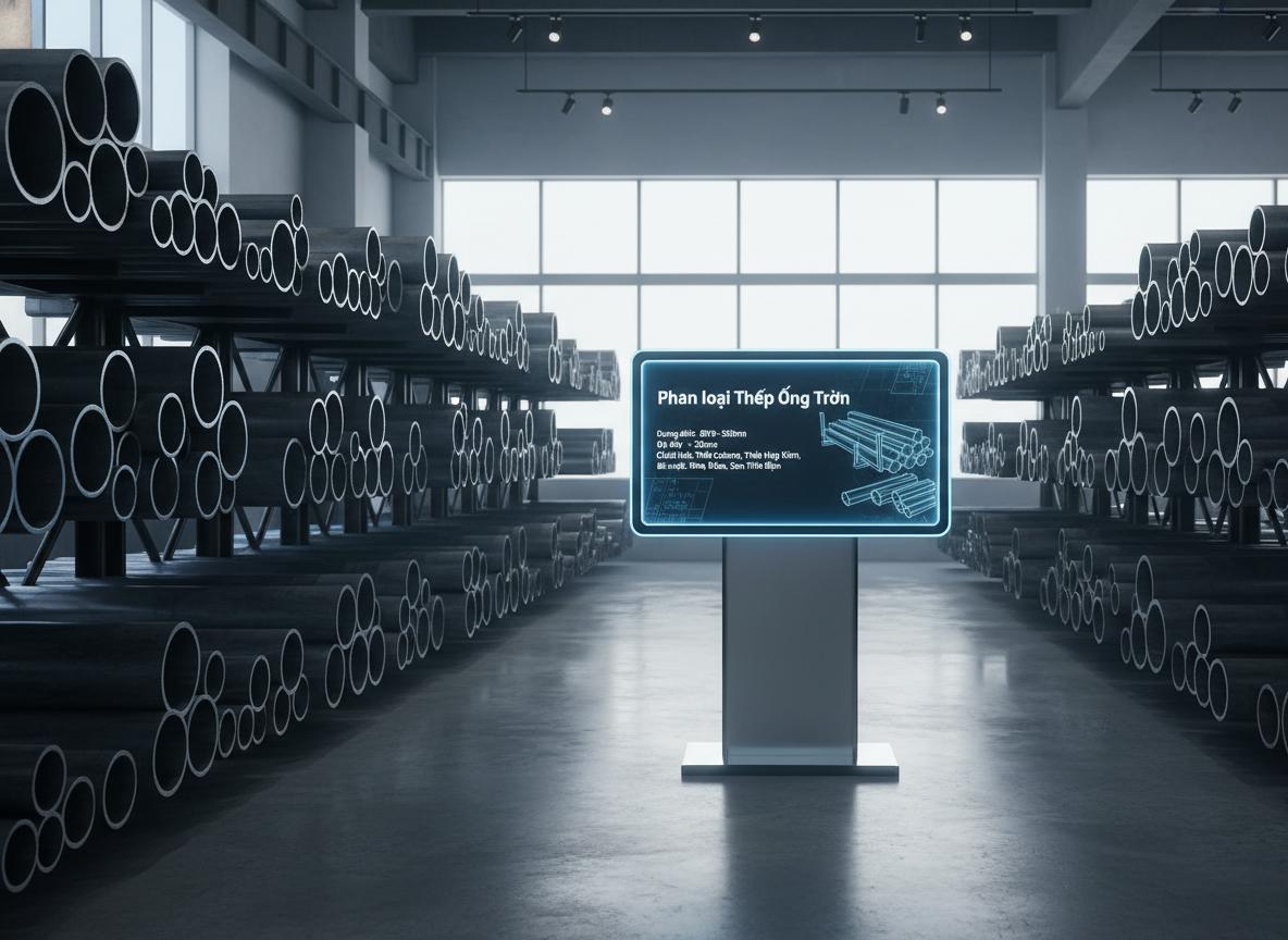 Thép ống tròn là gì? Phân loại, tiêu chuẩn và hướng dẫn chọn mua 3 Phân loại thép ống tròn phổ biến trên thị trường