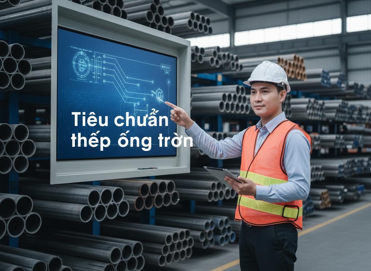 Thép ống tròn là gì? Phân loại, tiêu chuẩn và hướng dẫn chọn mua 4 Bảng quy cách và cách tính trọng lượng thép ống tròn chính xác