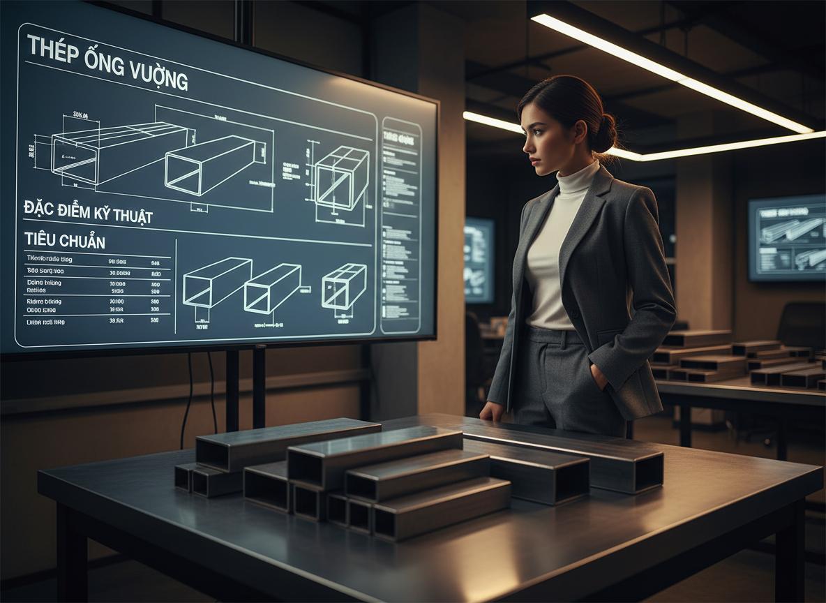 Thép ống vuông là gì? Đặc điểm, ứng dụng và bảng giá mới nhất 3 Đặc điểm kỹ thuật và tiêu chuẩn sản xuất thép ống vuông