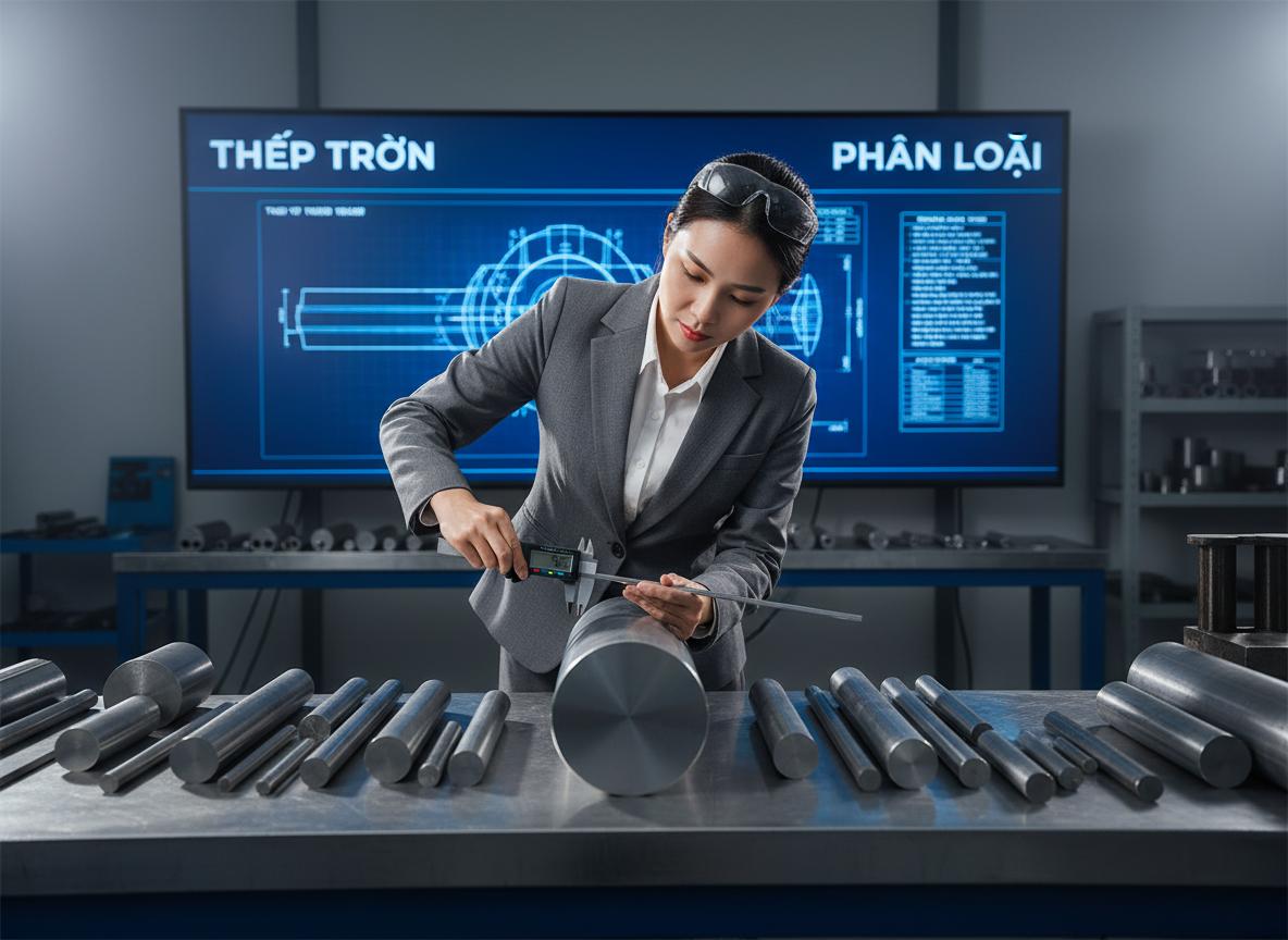 Phân loại thép tròn chi tiết: Yếu tố quyết định đến độ bền và khả năng gia công