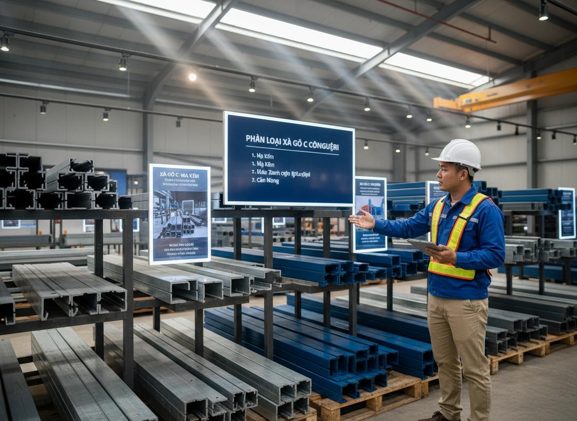 Phân loại xà gồ C phổ biến trên thị trường hiện nay