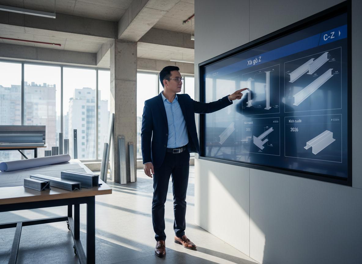 Ứng dụng thực tế của xà gồ Z trong các loại công trình