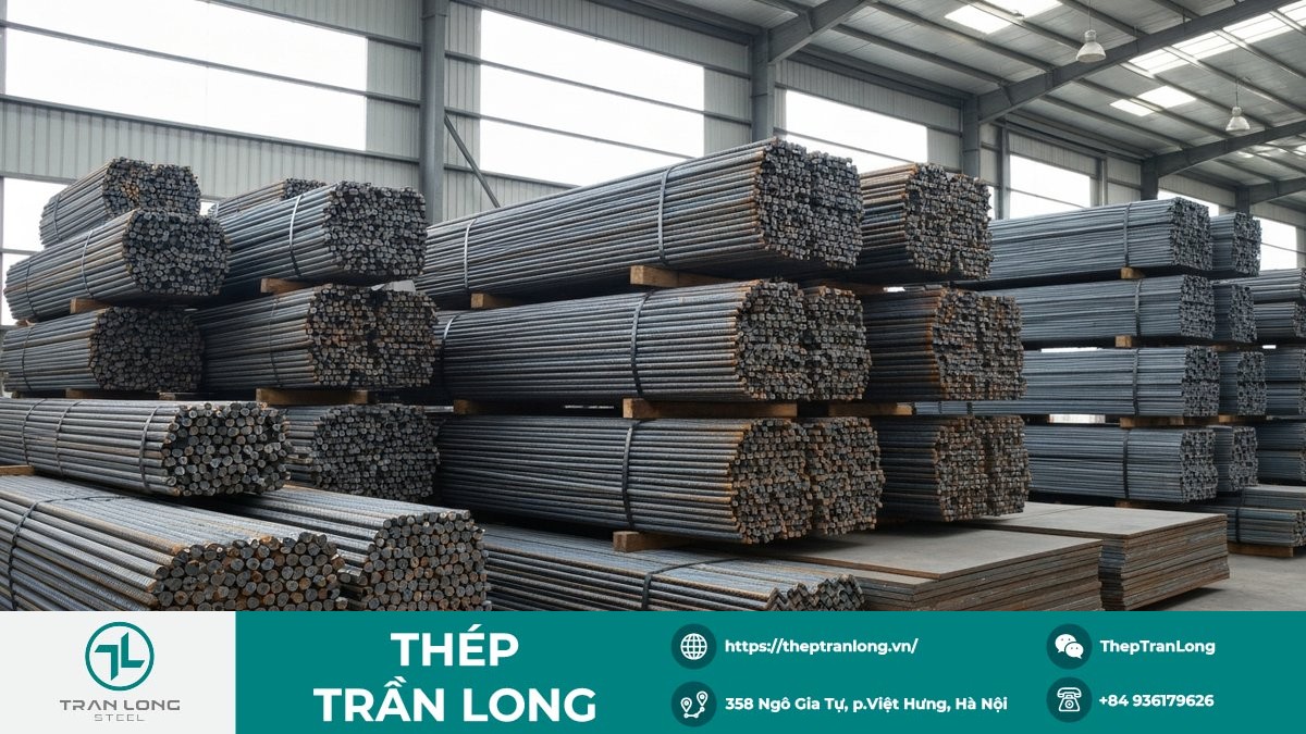 Giá thép xây dựng trong nước và hoạt động của các nhà phân phối như Thép Trần Long