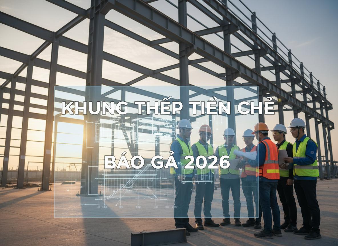 khung thép tiền chế là gì