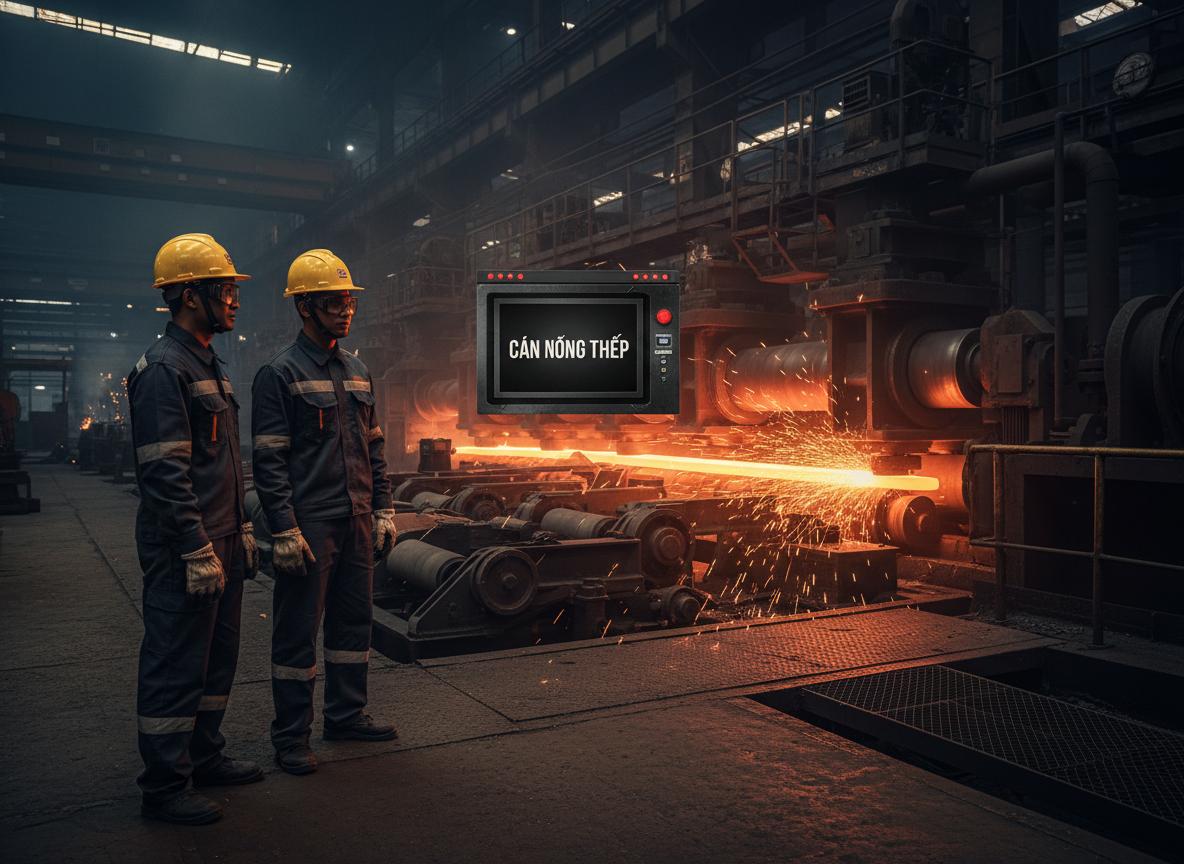quy trình cán nóng thép
