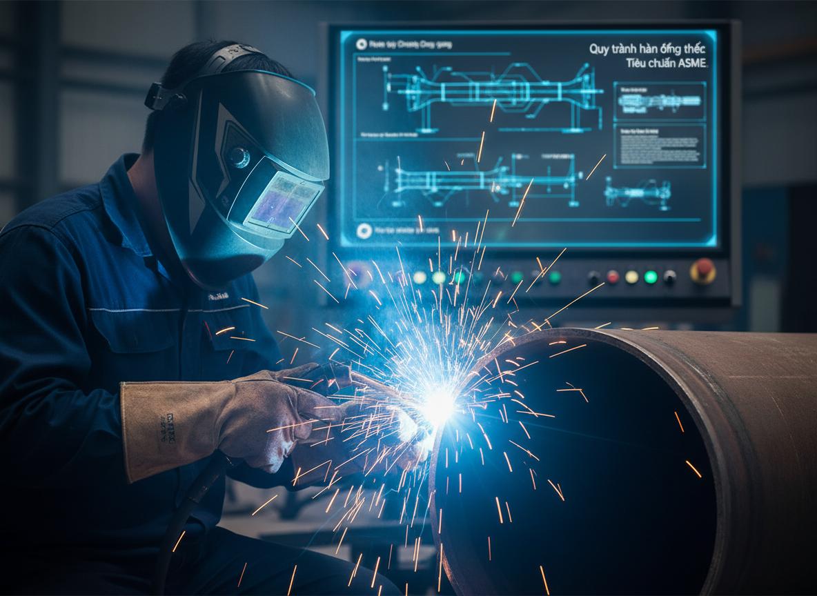 Quy trình hàn ống thép chuẩn kỹ thuật: 5 bước thi công cốt lõi