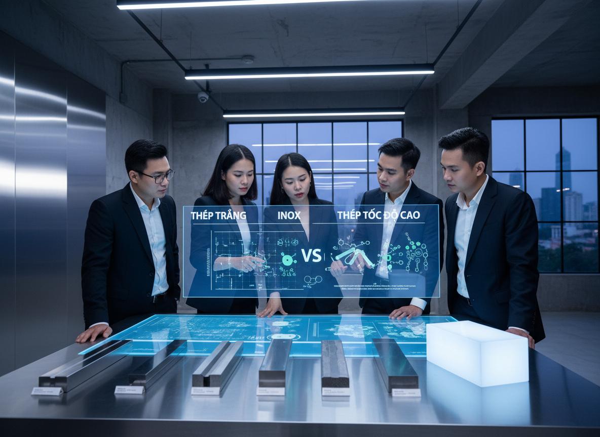 Ứng dụng thực tế: Khi nào nên chọn Inox, khi nào phải dùng Thép tốc độ cao?