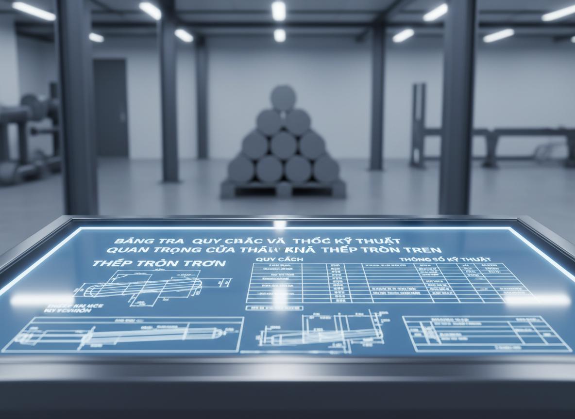 Ứng dụng chuyên sâu của thép tròn trơn trong các ngành công nghiệp