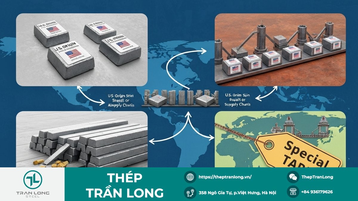 Hình ảnh sản phẩm được chế tạo từ kim loại nguyên liệu của Mỹ nhận ưu đãi thuế