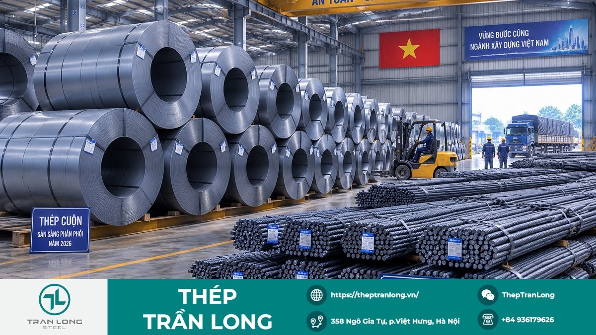 Giá thép xây dựng trong nước ổn định