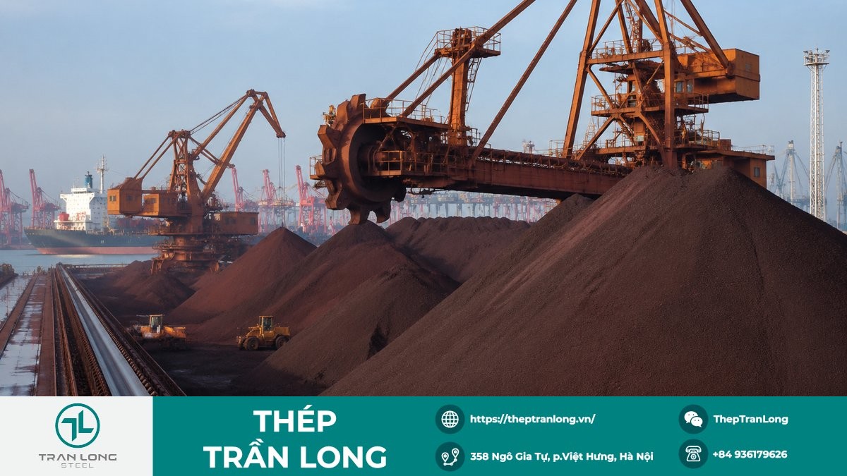 Tồn kho quặng sắt tại cảng Trung Quốc giảm